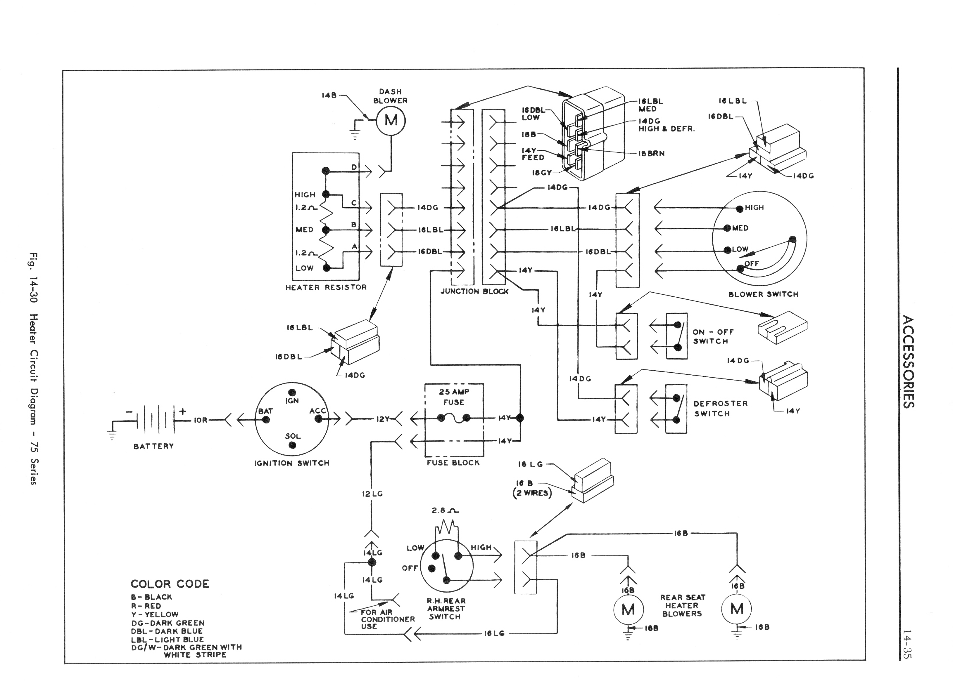 1962 Cadillac Shop Manual - Accessories Page 35 of 82